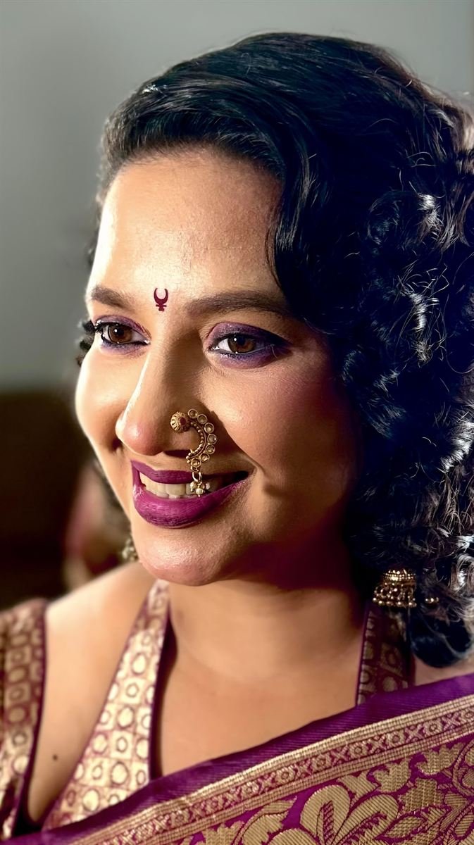 Maharashtrian bridal look on Instagram — Maheshwari Makeovers